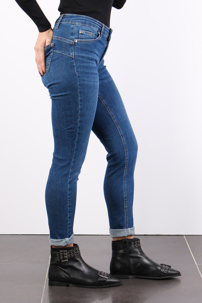 Jeans Ideal Regular Denim Blue Dark-4