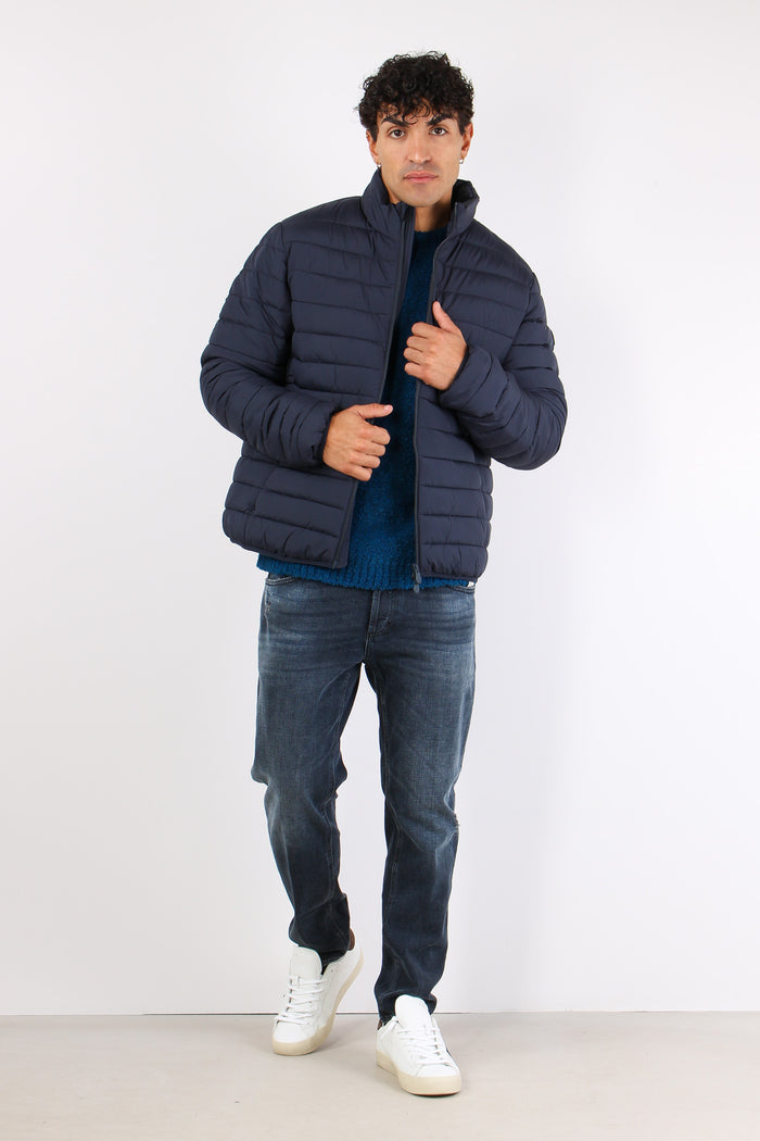 Erion Piumino Collo In Piedi Blue Black