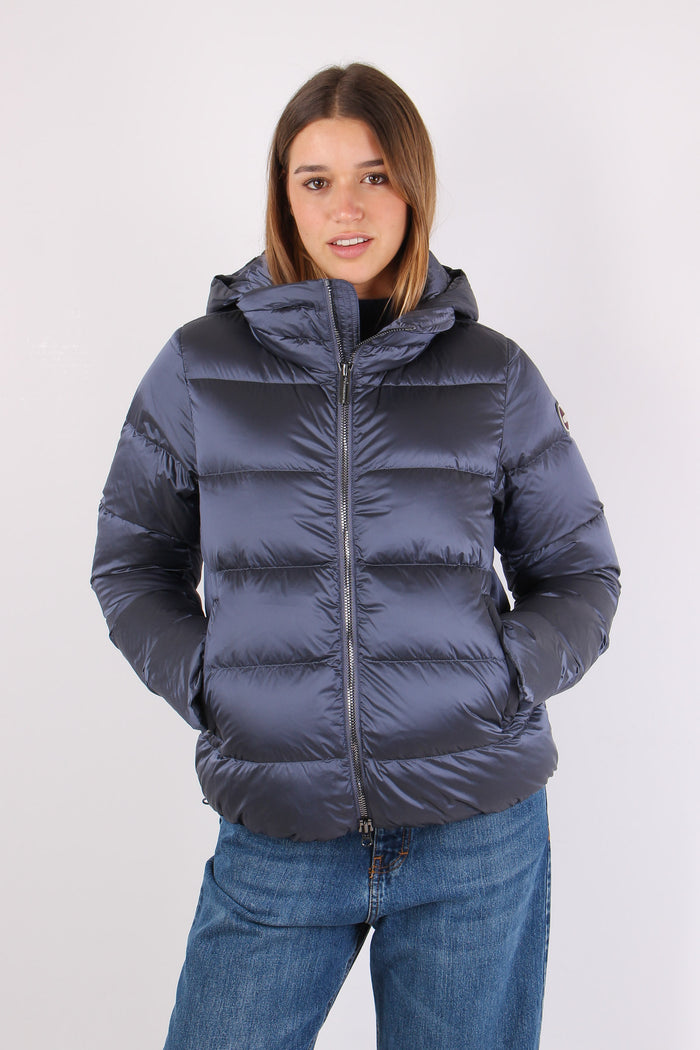 Piumino Over Cappuccio Dark Profondo-2