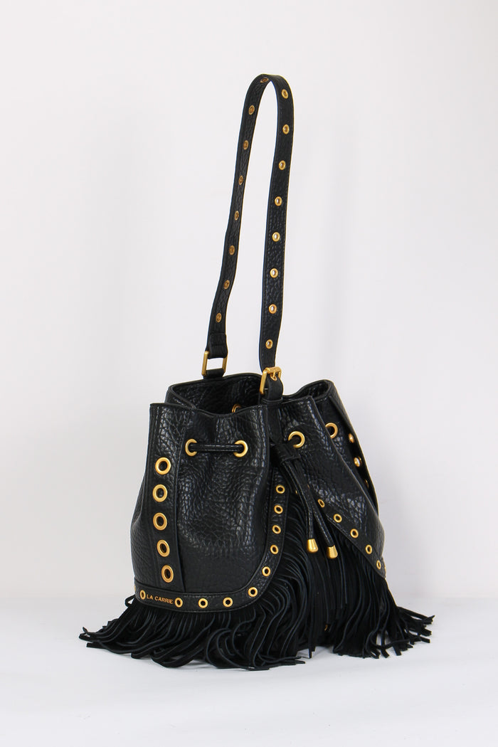 Secchiello Frange Occhiello Black-5