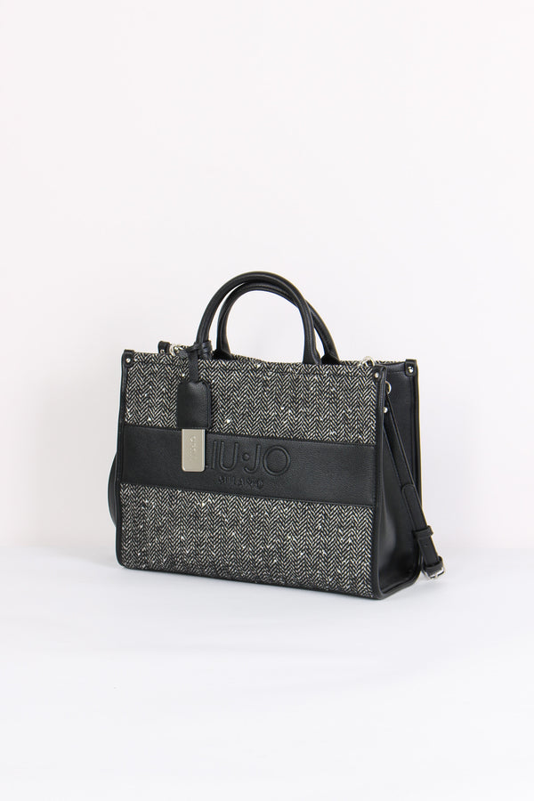 Shopping Tweed Nero-2