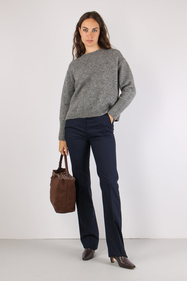 Mllpietre1 Pantalone Stretto Blu