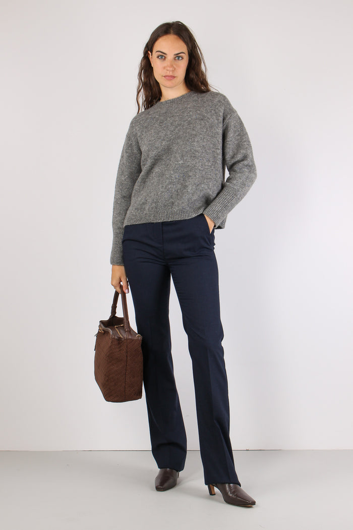 Mllpietre1 Pantalone Stretto Blu