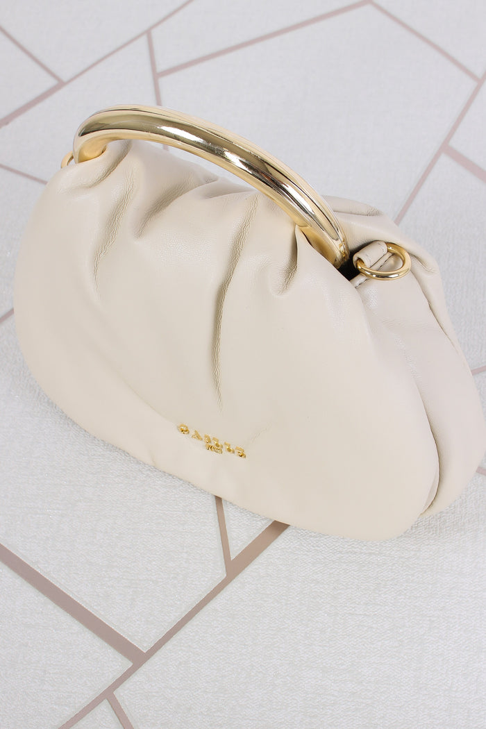 Mini Puffy Manico Anello Panna-4