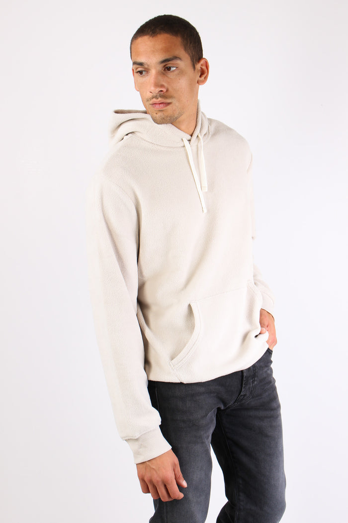 Felpa Cappuccio Pile Khaki Stone-7