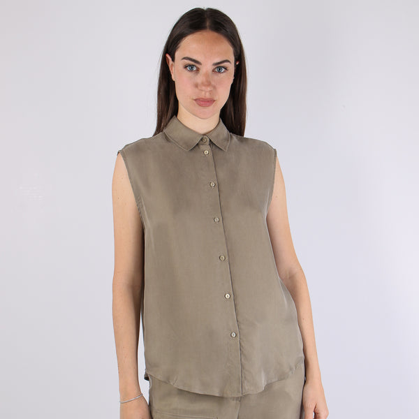 Camicia Smanicata Spalline Oil-2