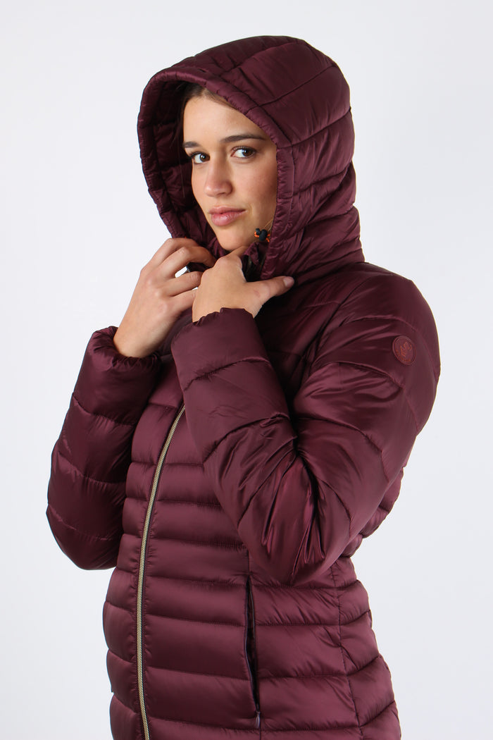 Reese Giubbotto Svasato Cappuc Wine Red-8