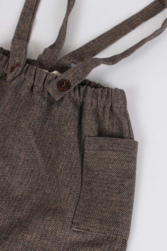 Salopette Spinata Miele/blu-5