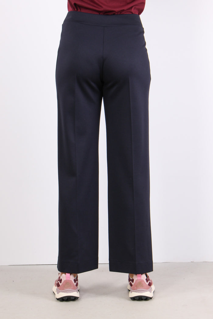 Pantalone Punto Milano Diagona Blu-4