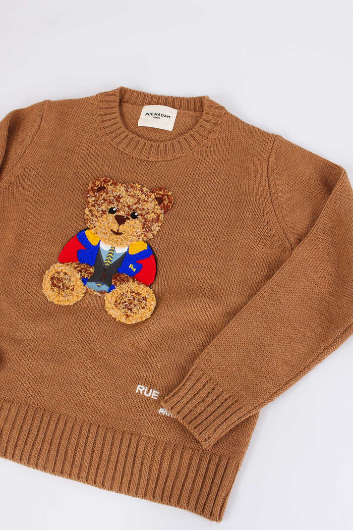 Pullover Orsetto Camel-4