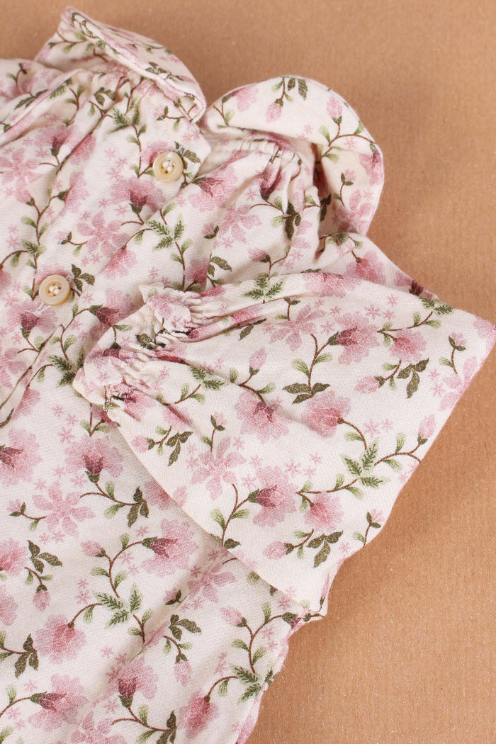 Camicia Fantasia Fiori Rose-5