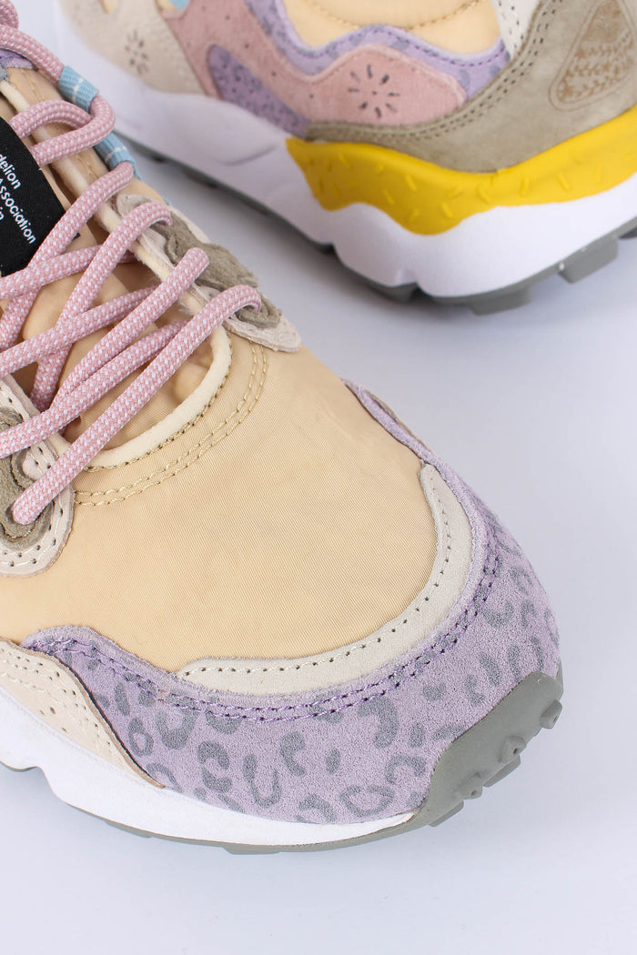 Sneakers Yamano Suede Animalier Lilac/pink-6