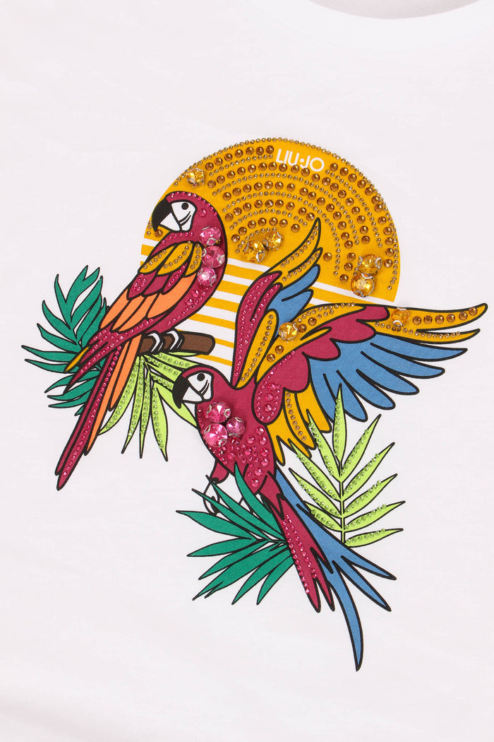 T-shirt Stampa Tucano Bianco-8