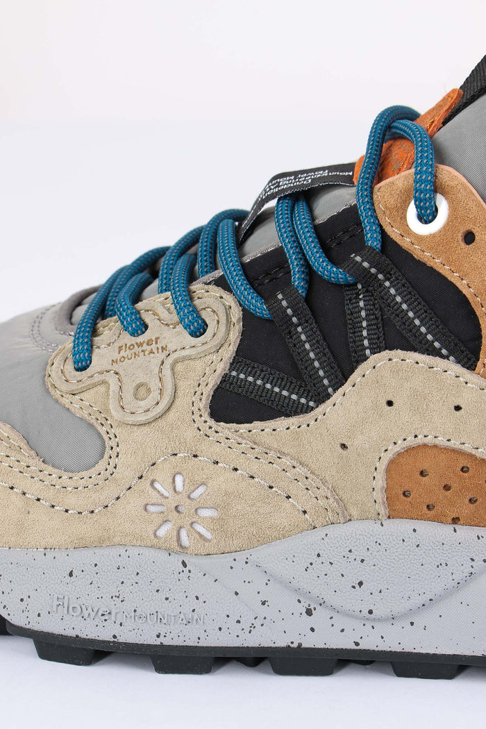 Sneakers Yamano 3 Suede/nylon Dark Beige/grey-7