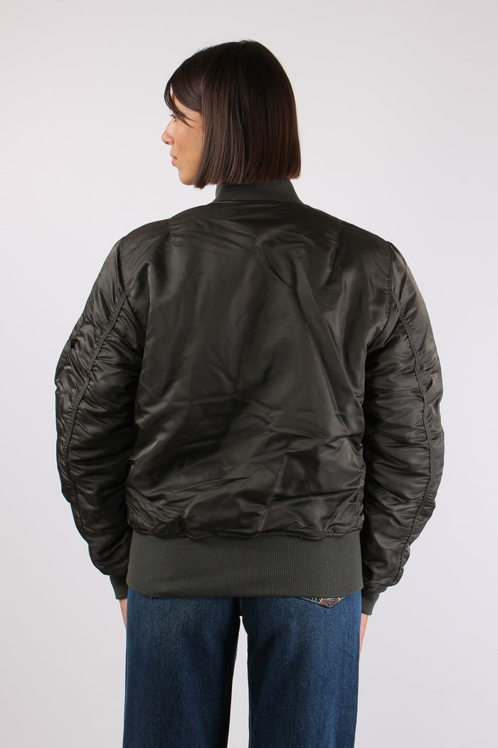 Heritage Bomber Jacket Nylon Grey-5