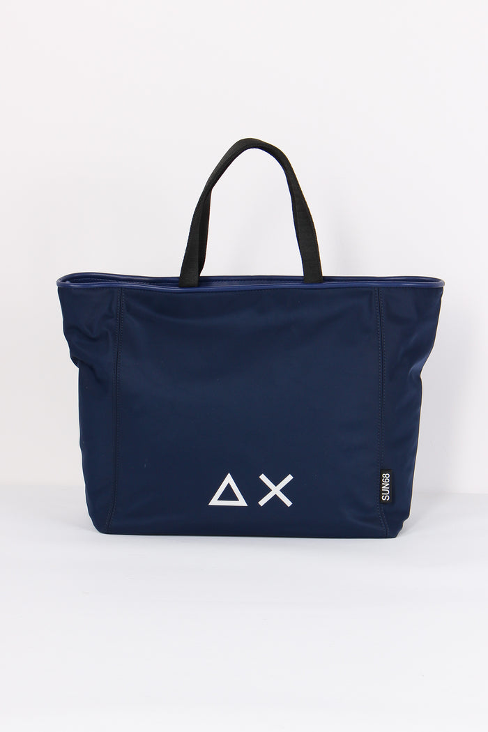 Borsa Jacqueline Logo Navy Blue