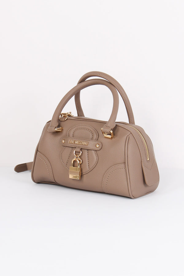 Bauletto Lucchetto Taupe-2