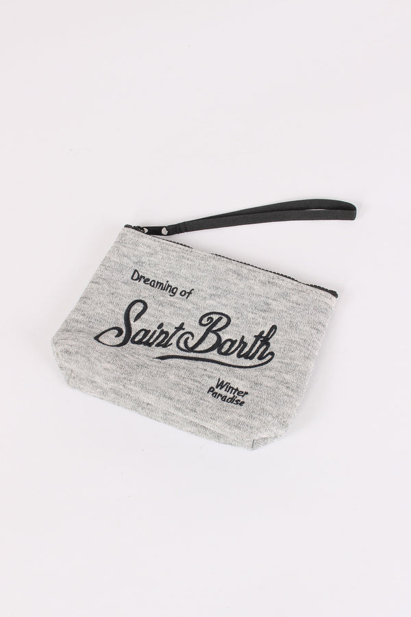 Pochette Wool Grigio-2