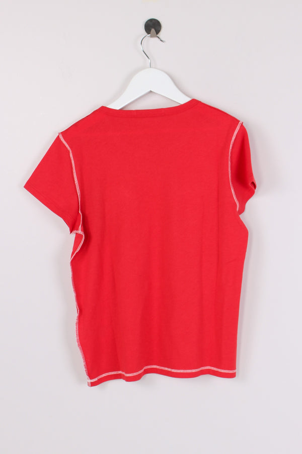 T-shirt Taglio Vivo Rosso-2