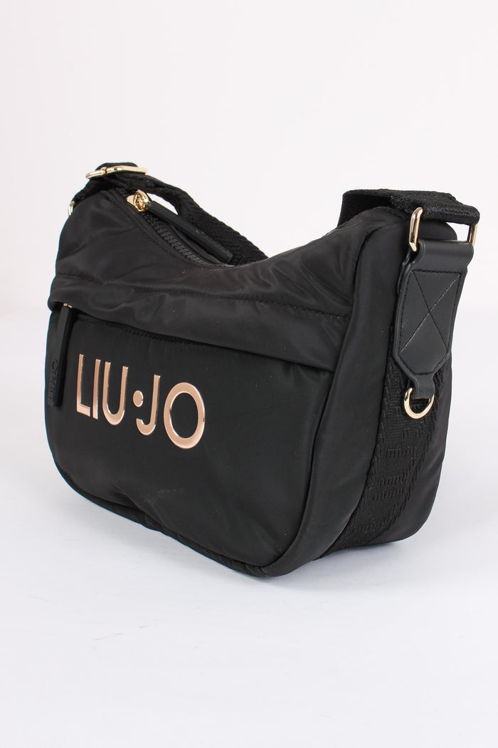 Mezzaluna Nylon Logo Nero-4