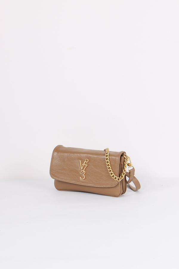 Louise Pochette Logo Taupe-2