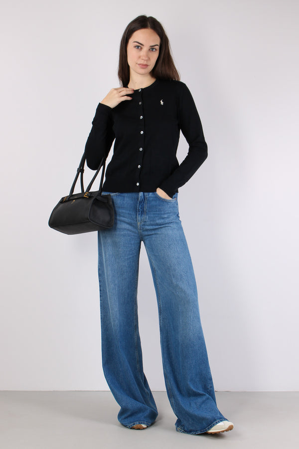 Cardigan Cotone Polo Black