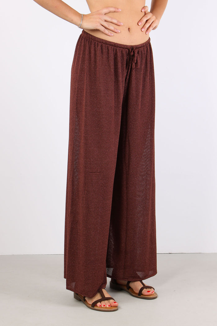 Pantalone Palazzo Lurex Moro-6