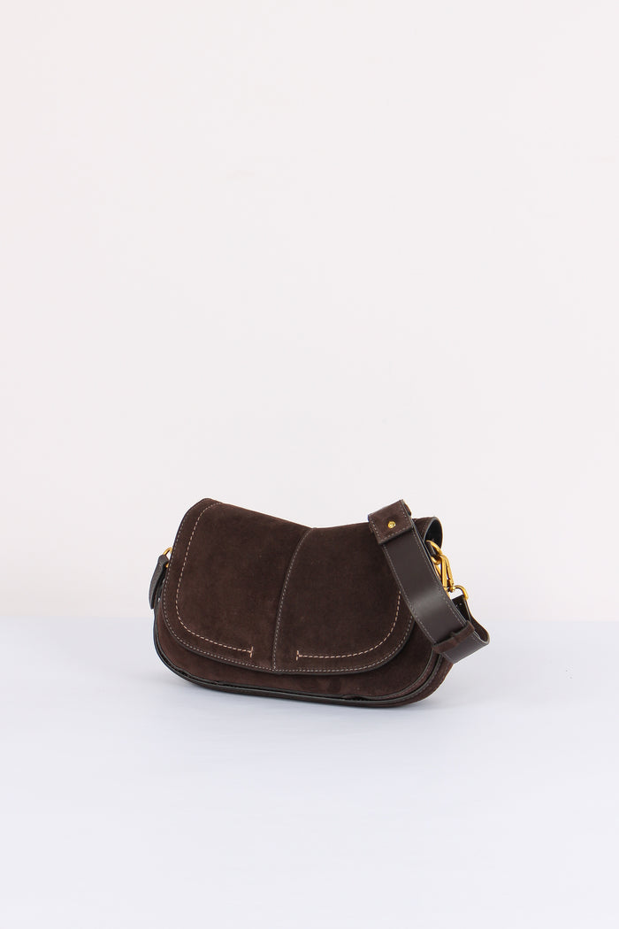 Helena Round Tracollina Suede Moka-4