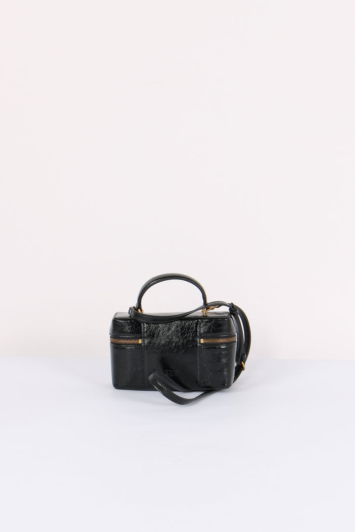 Tracollina Vanity Soft Mini Shiny Nero/antique Gold-3