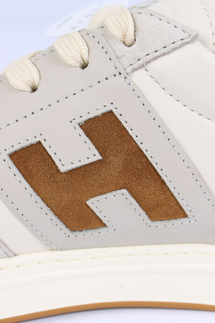 Sneaker H Banda Bianco/sabbia-8
