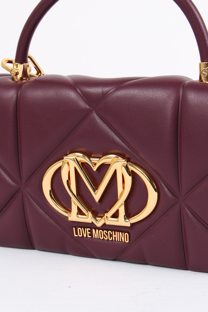 Tracolla 1 Manico Matelasse Vino-5