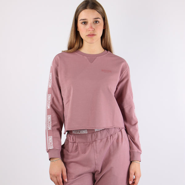 Felpa Cropped Rosa-2
