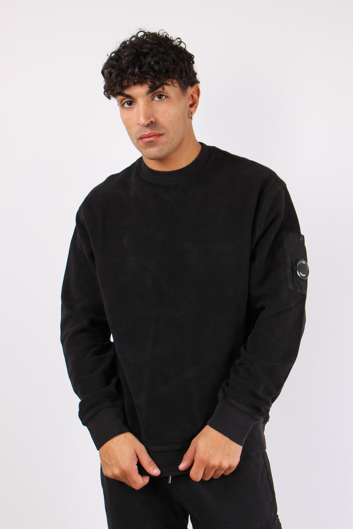 Felpa Girocollo Black