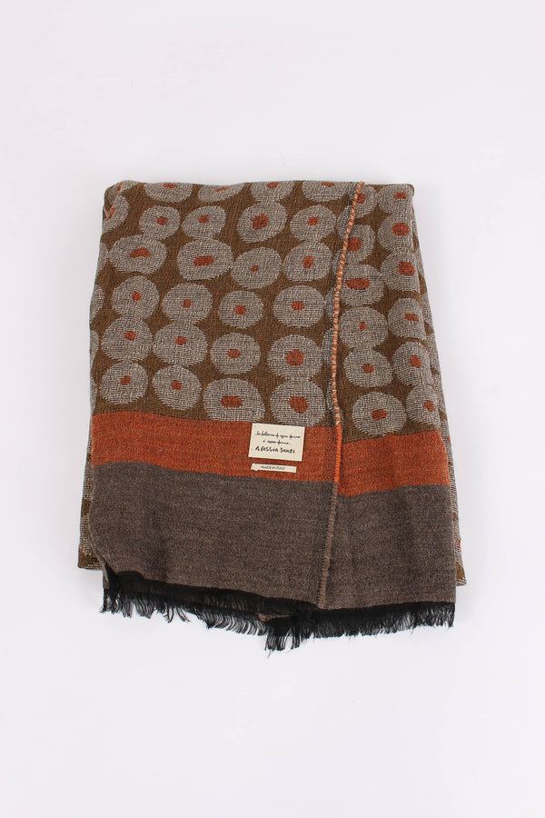 Sciarpa Jacquard Grigio/rosso-2