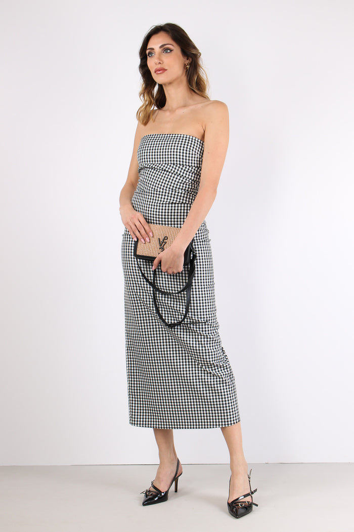 Tubino Vichy Bianco/nero-5