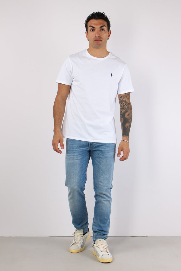 T-shirt Slim Fit Jersey White-2