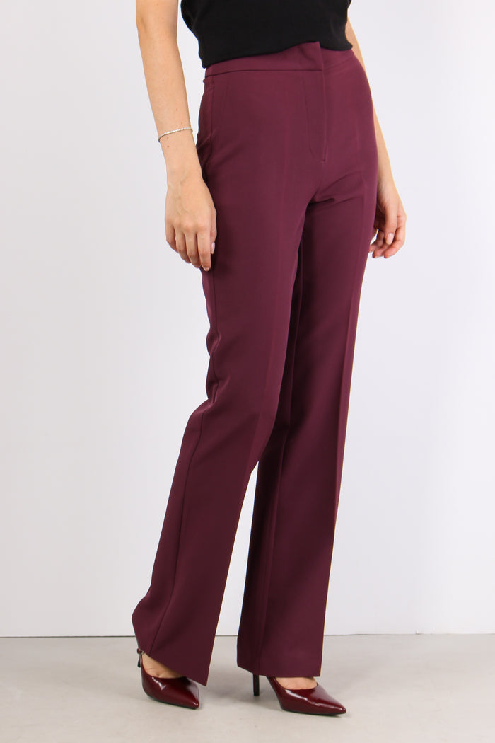Pantalone Zampa Bordeaux-4
