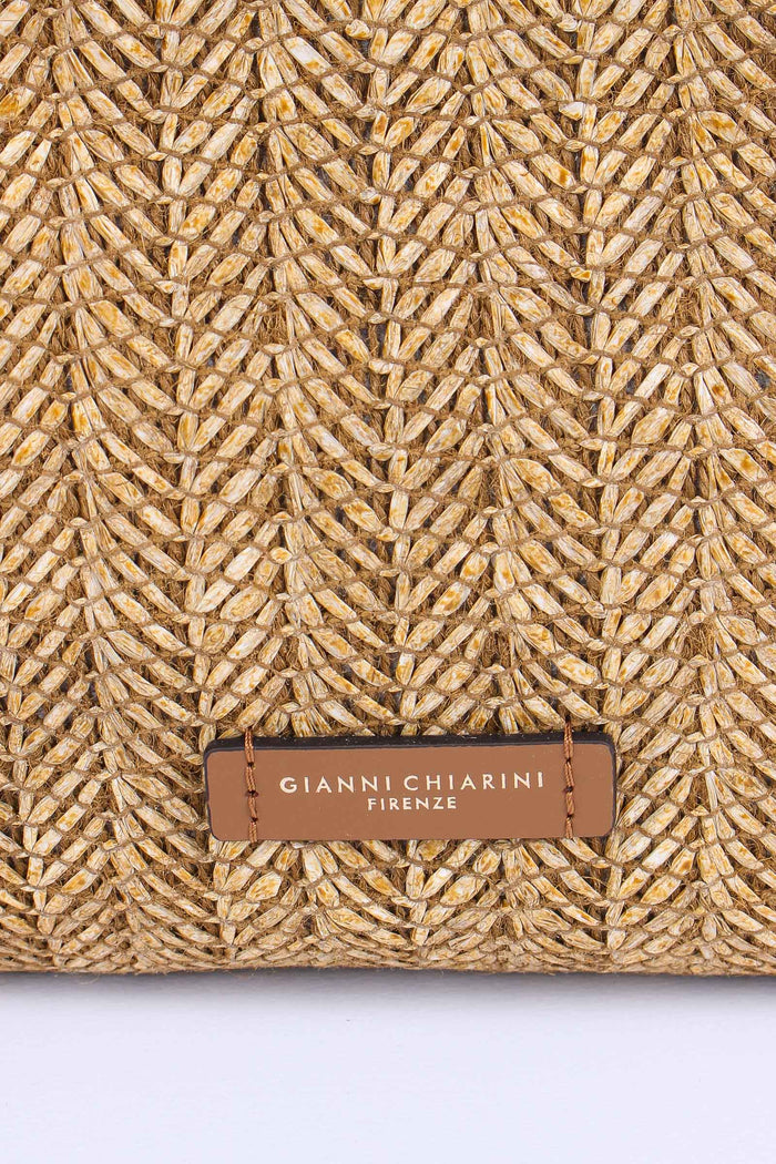 Dua Shopping Paglia Inserto Camoscio Cookie-7