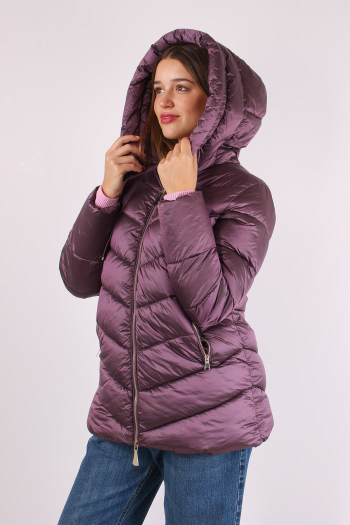 Piumino Svasato Glicine-5