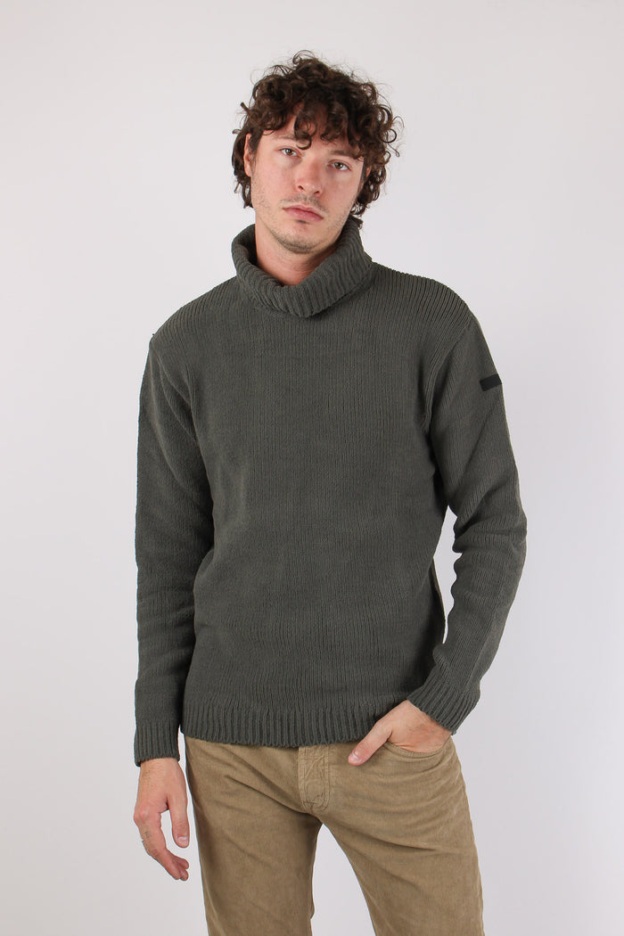 Maglia Collo Alto Forest Green-2