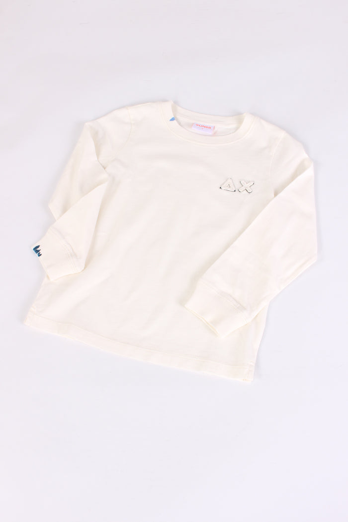 T-shirt Ml Logo Bianco-3