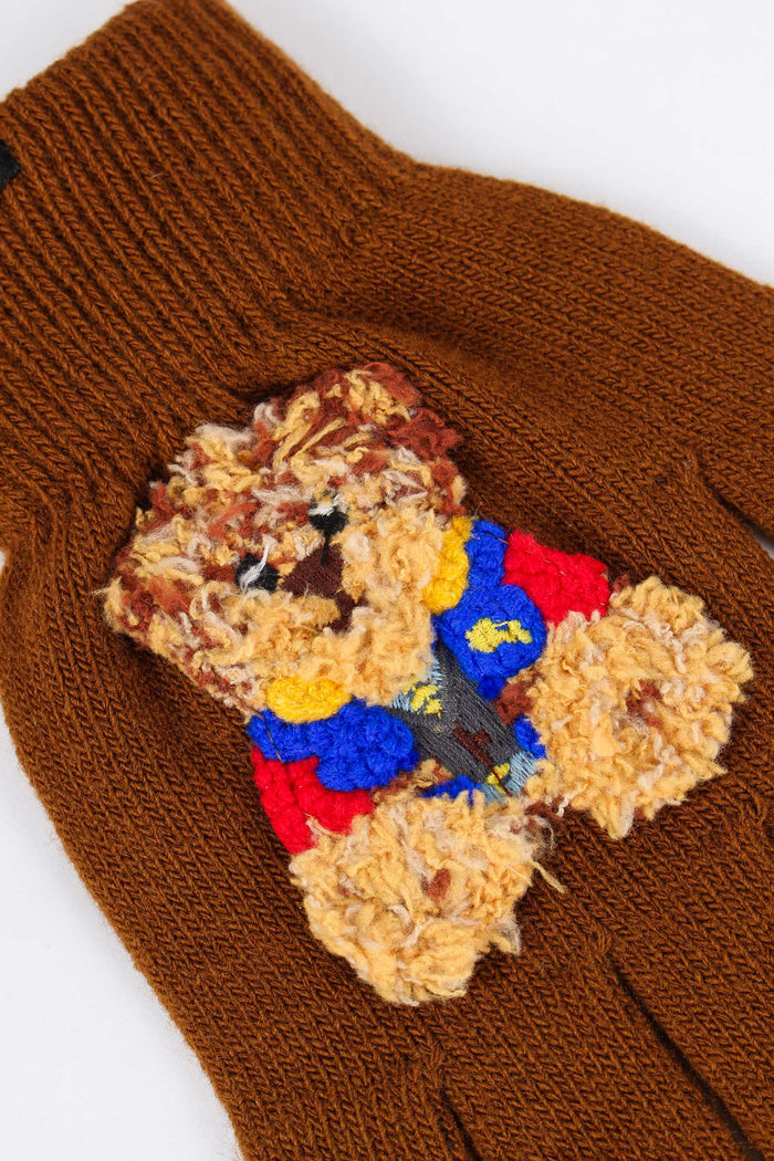 Guanti Orsetto Camel-2