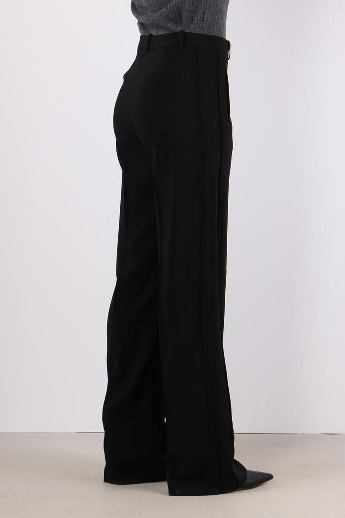 Rufa Pantalone Crepe Nero Limousine-7