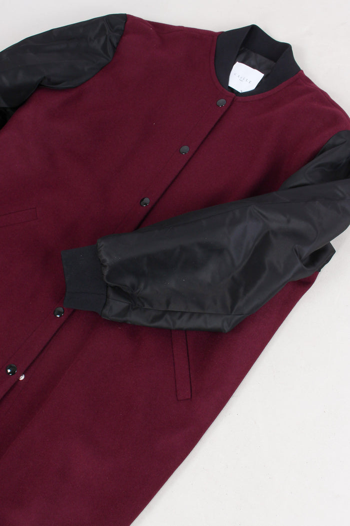 Bomber Panno Manica Nylon Mosto-2