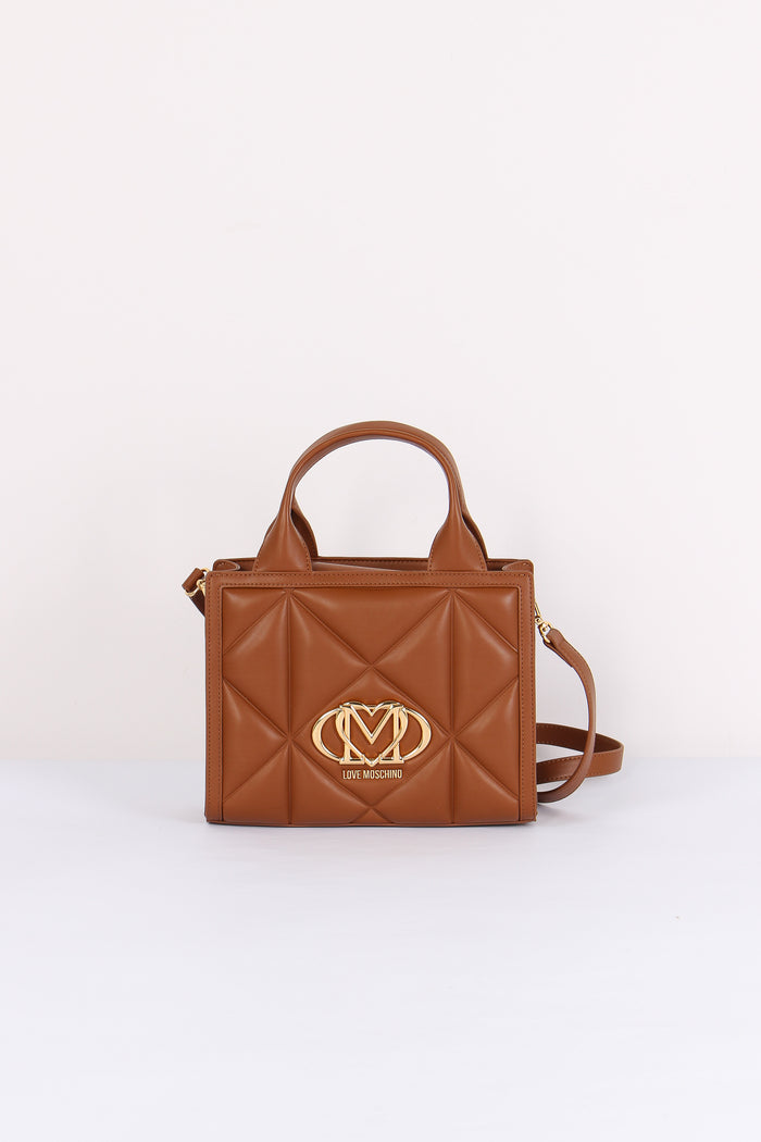 Shopping Piccola Matelasse Cuoio