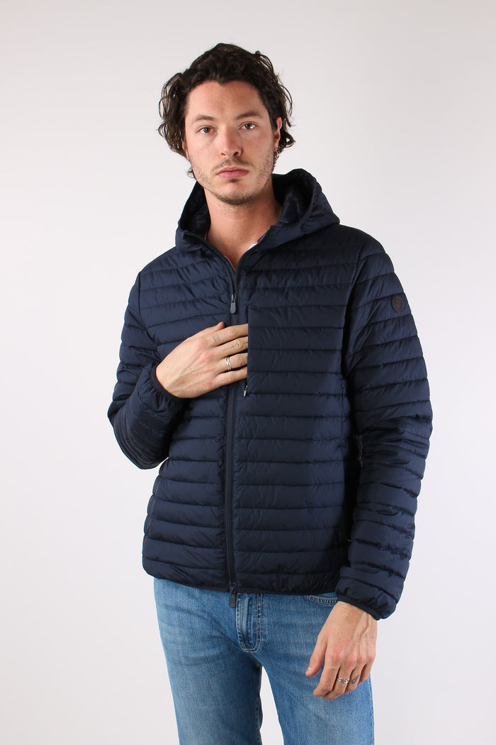 Cael Giubbotto Cappuccio Navy Blue-3