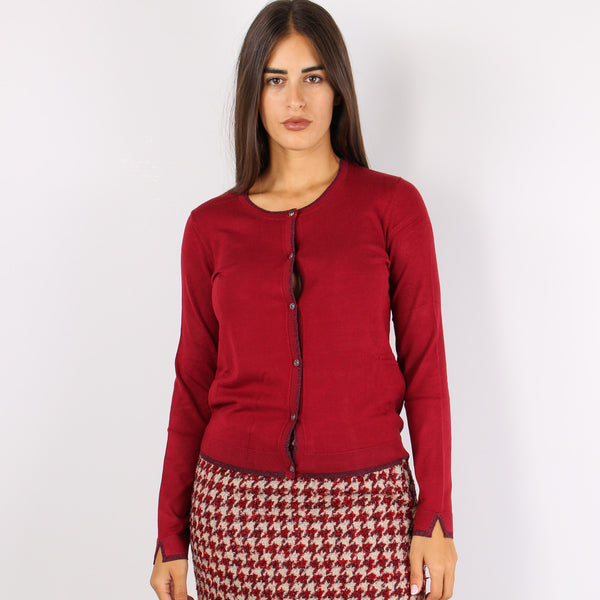 Cardigan Viscosa Profilo Lurex Pepper-2