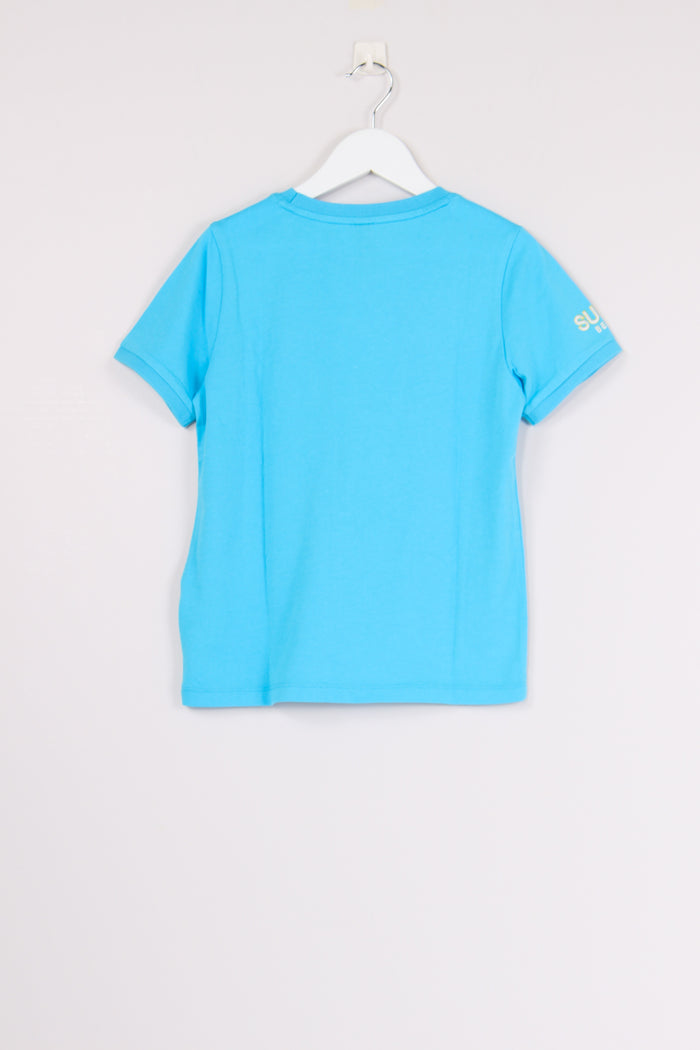 T-shirt Pocket Beach Turchese-3