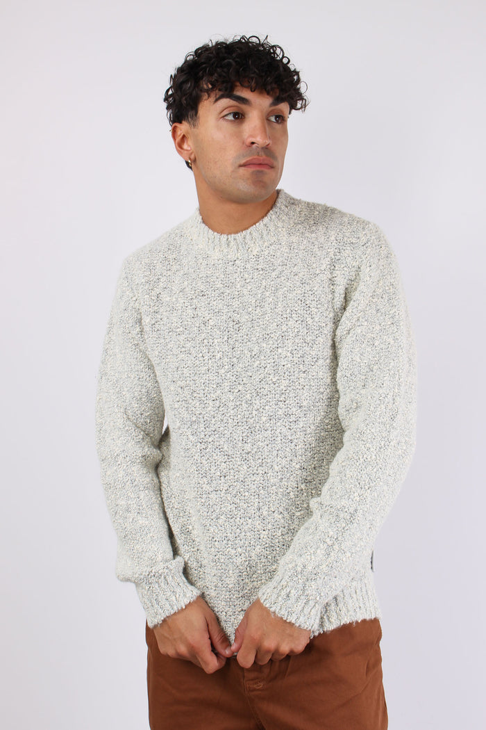 Maglia Girocollo Boucle Panna-2