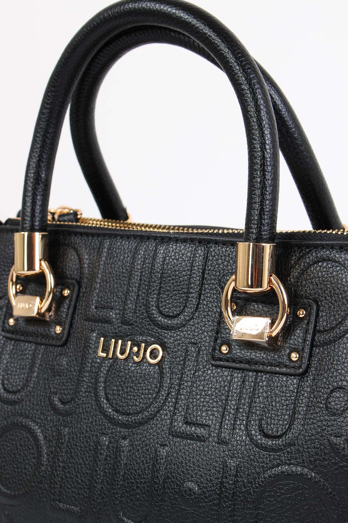 Shopping Piccola Logo 3d Nero-7